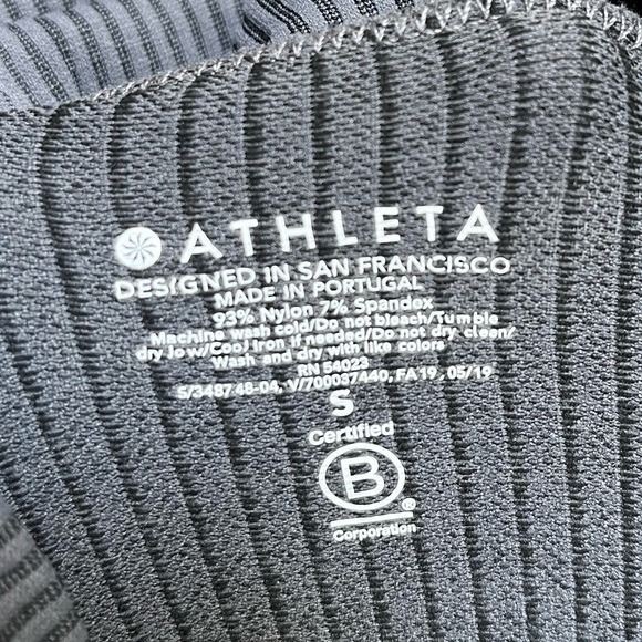 Athleta FLURRY BASE LAYER TURTLENECK Charcoal Grey Small - Picture 6 of 10